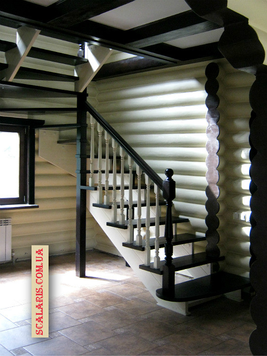 Открытые деревянные лестницы SCALARIS с.Кировское №1 - деревянные лестницы, изготовление деревянных лестниц заказ, готовые деревянные лестницы, изготовление лестниц, лестницы из дерева
